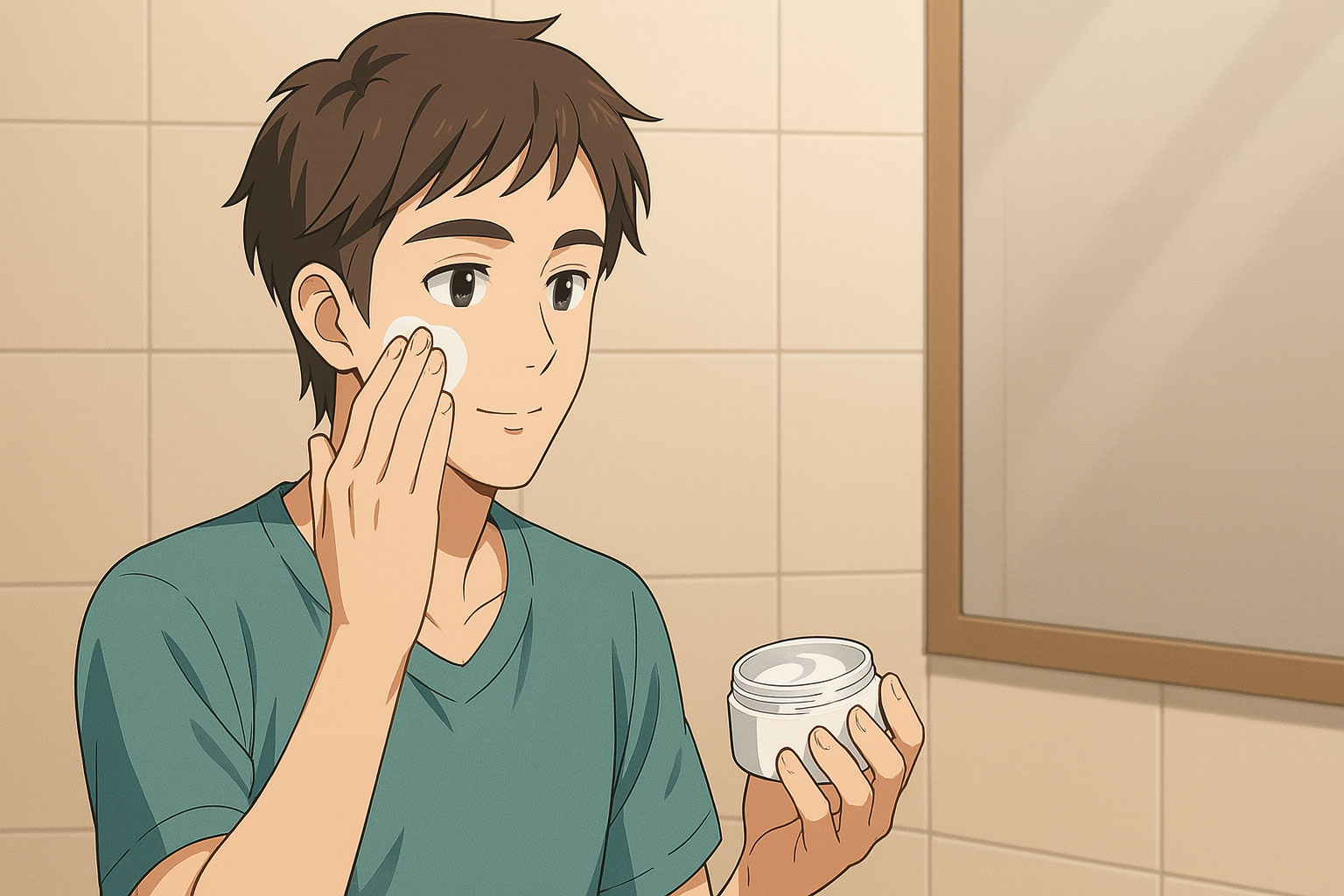 しっかり保湿する