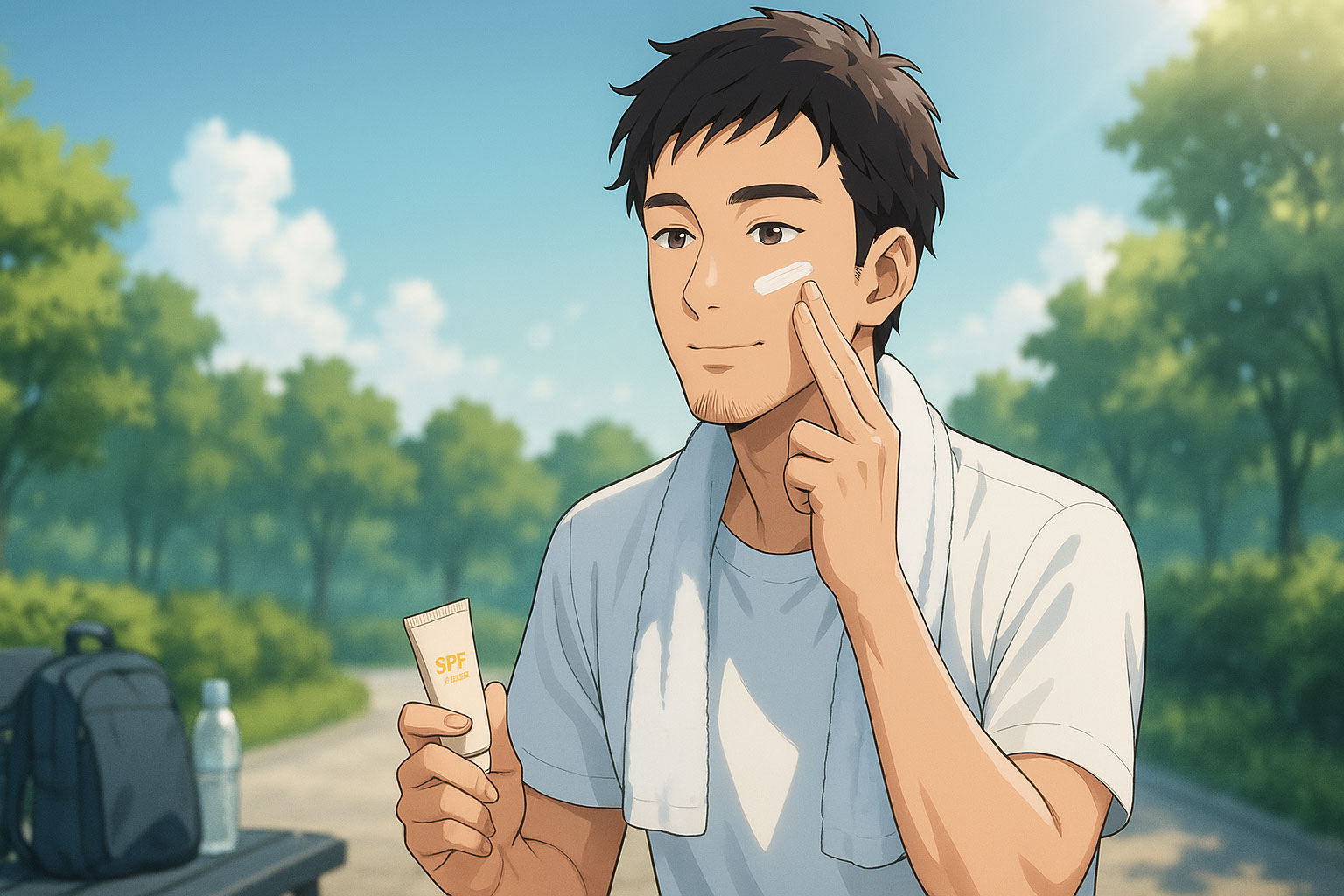 遮る（UVケア）