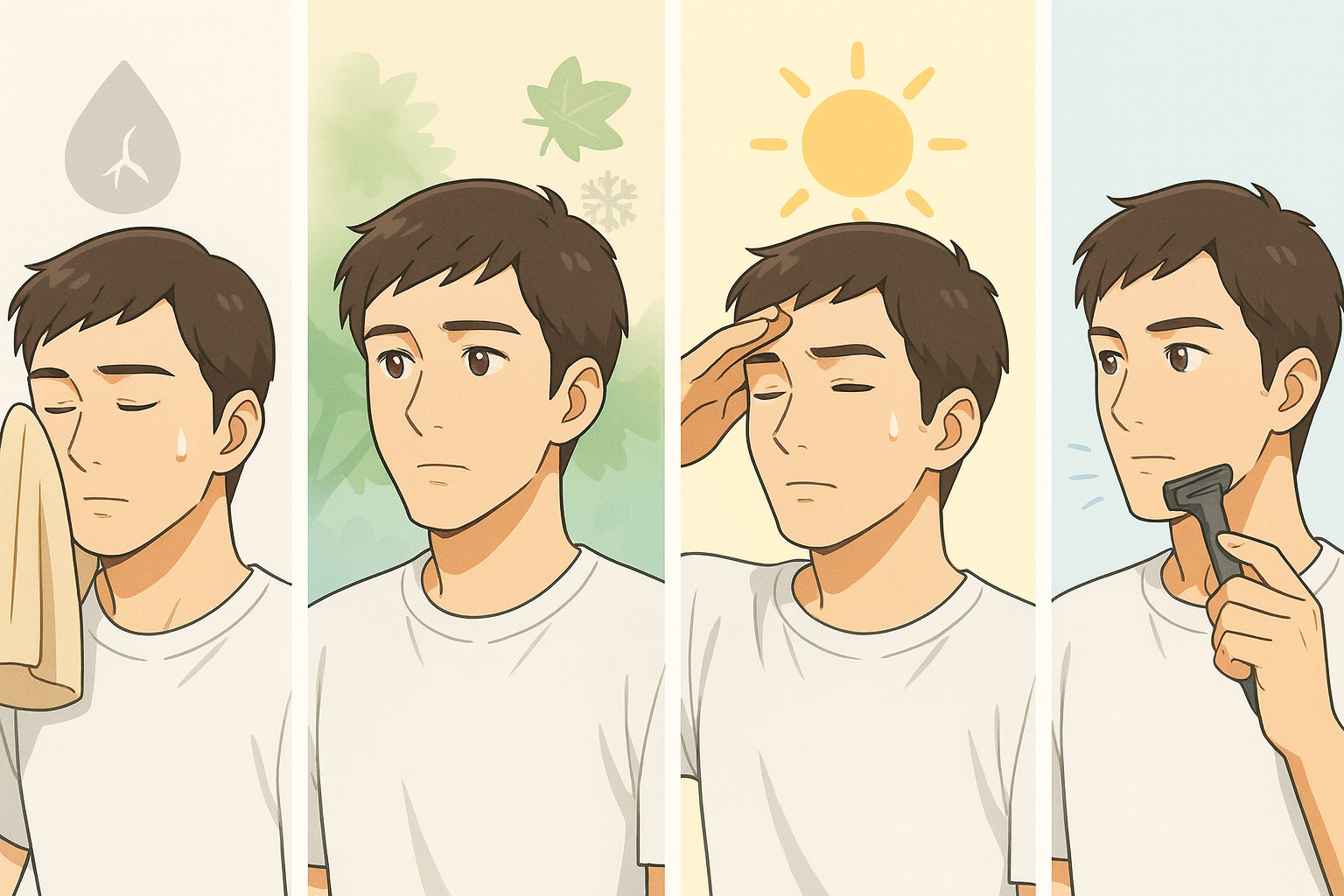 敏感肌×乾燥肌の原因