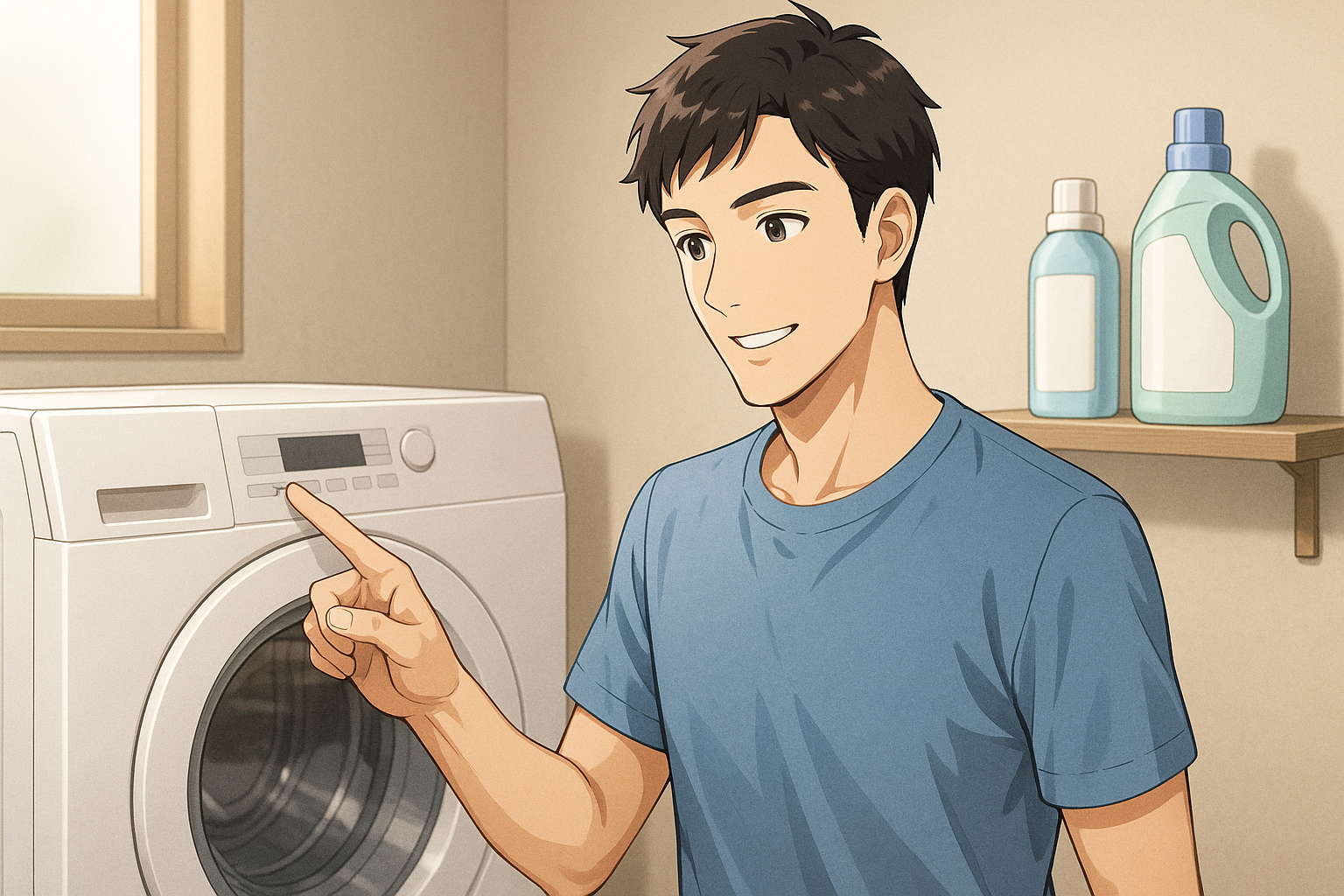 すすぎ回数を調整する（＋1回）