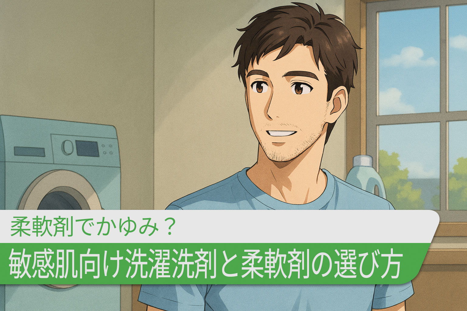 柔軟剤でかゆみ？敏感肌向け洗濯洗剤と柔軟剤の選び方