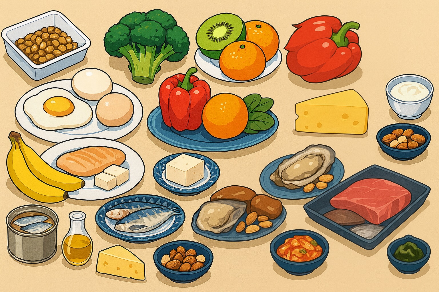 敏感肌をサポートする栄養素ベスト5