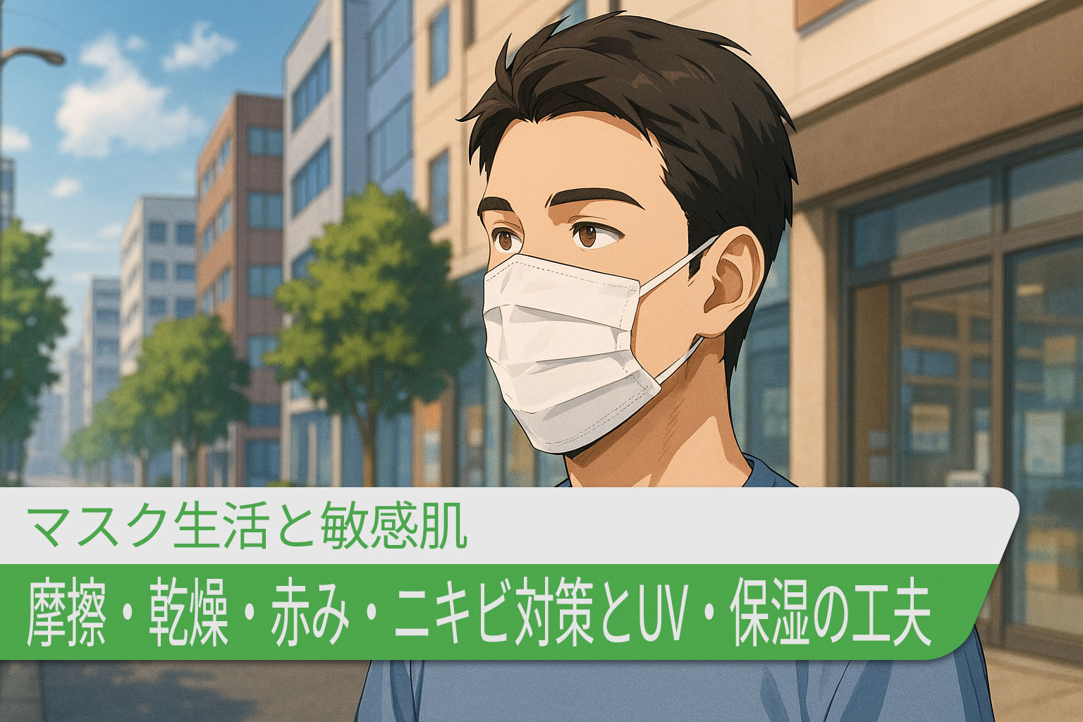 マスク生活と敏感肌｜摩擦・乾燥・赤み・ニキビ対策とUV・保湿の工夫