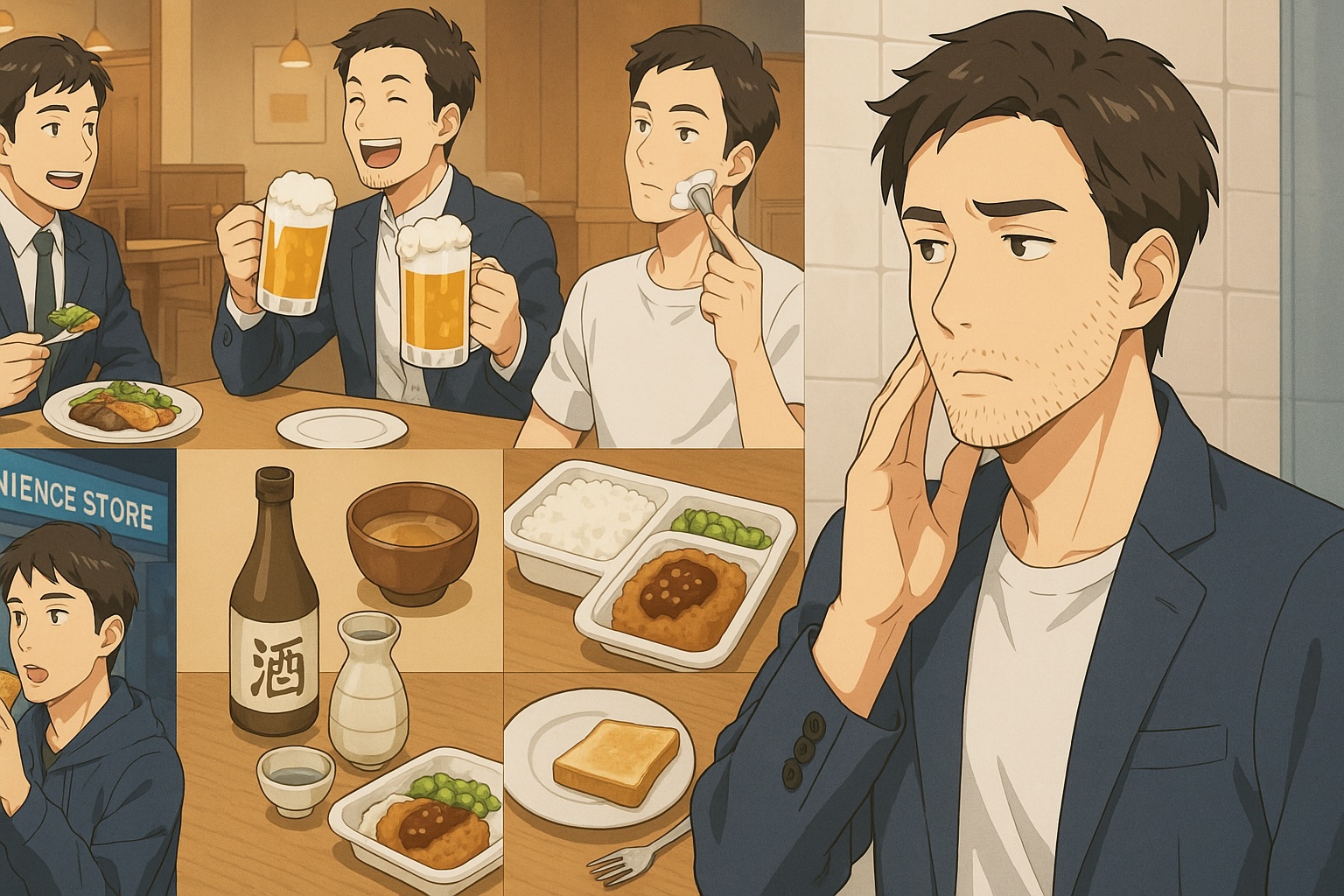 30代男性に多い“腸と肌に負担”な習慣